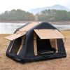 Foldable 2-3 People Amphibious Inflatable Car Roof Top Tent for camping Outdoor Glamping Camping Tent for SUV,Truck( Without Ladder, Two-tone Style