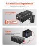 4000W Pure Sine Wave Inverter Charger DC 24V to AC 120V Power Inverter