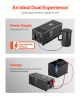 2000W Pure Sine Wave Inverter Charger DC 12V to AC 120V Power Inverter