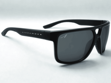 Alexander Sport XL Polarized Sunglasses (Color: Matte Black)
