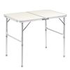 3FT/4FT/6FT Durable Plastic Folding Table w/Handles & Lock - Portable Indoor/Outdoor Picnic Dining Table for Camping, Parties, White