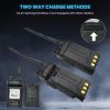 [Outdoorfun] BAOFENG UV-5R Long Range Two-Way Radio - Rechargeable High Power Walkie Talkie - Portable Ham Radio Emergency Essentials for Camping
